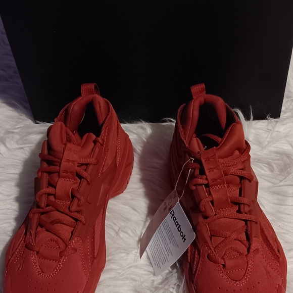 Size 8.5 - Reebok Cardi B x Club C V2-Color: Red-NWT-$120 - Picture 6 of 9